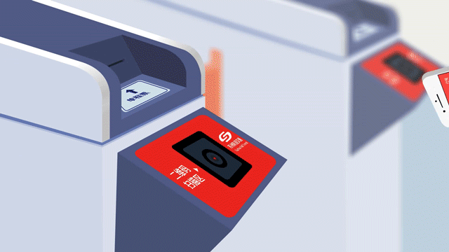 二维扫描模组嵌入闸机内里，实现扫码进站